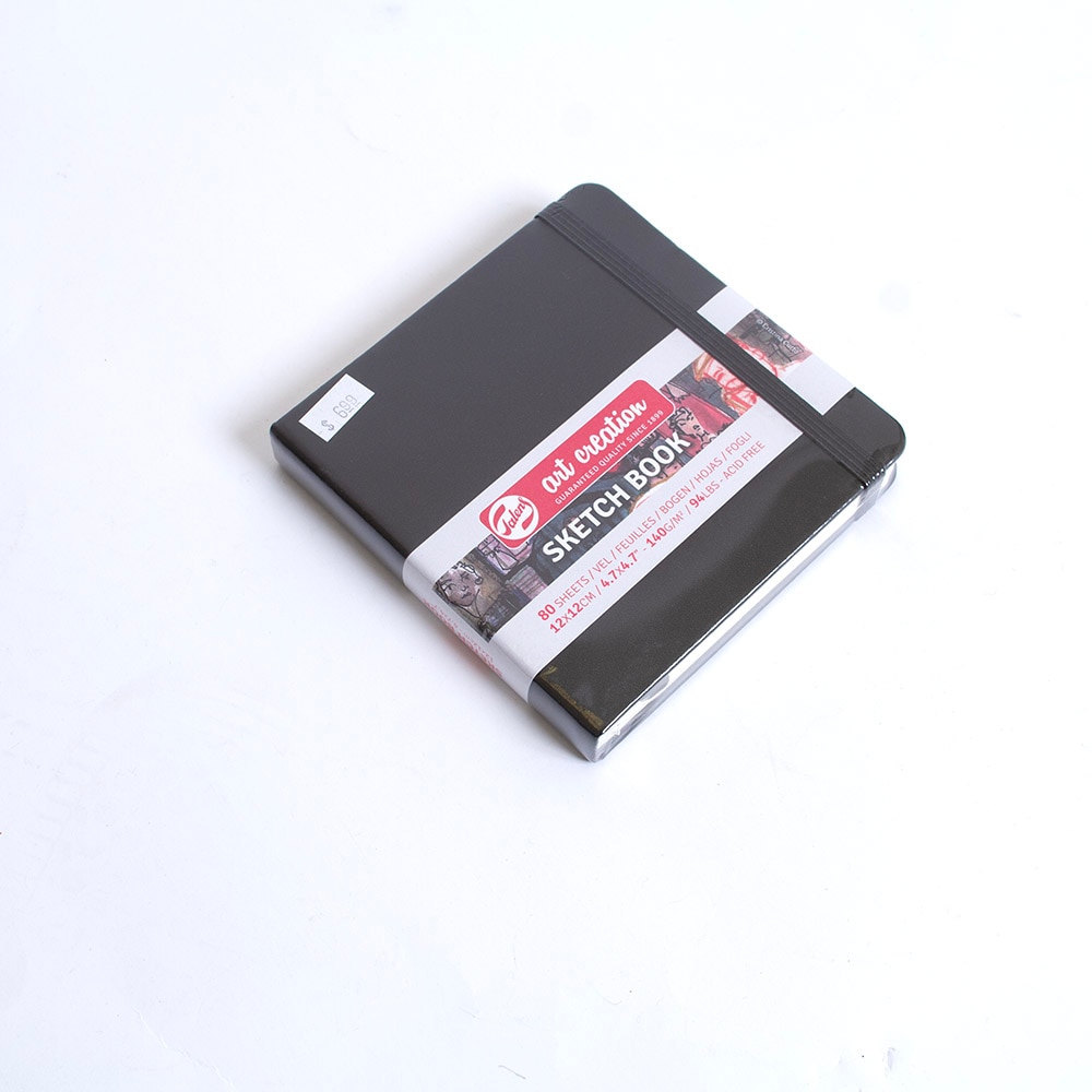 Sketchbooks & Pads, Art & School, Royal Talens, Art Creations, Sketchbook, 4.75"x4.75", 675956, Black